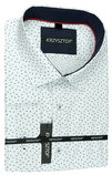KRZYSZTOF koszula biała 46 182/188 dł. WZ445K