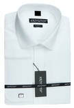 KRZYSZTOF koszula biała na spinki SLIM XL 43-44 182/188 WZ508K