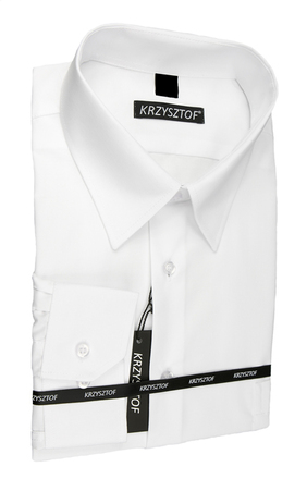 KRZYSZTOF koszula biała 46 170/176 dł. WZ300K