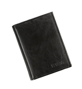 VALAR czarny portfel męski - skóra naturalna. PORTM_4K