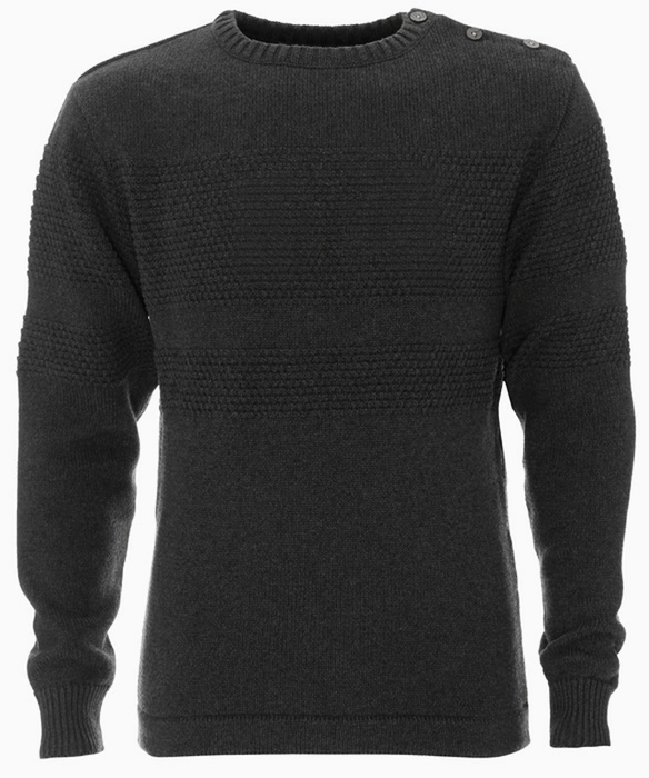 Duży ciemno-szary sweter męski VERTIGO XXL SWE013K