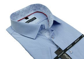 KRZYSZTOF koszula niebieska 50 182/188 kr. WZ401K_50_182