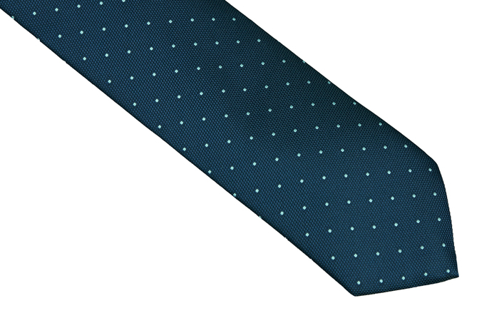 Niebieski krawat KRZYSZTOF XXL dł. 175cm szer 7cm KKRZ125K