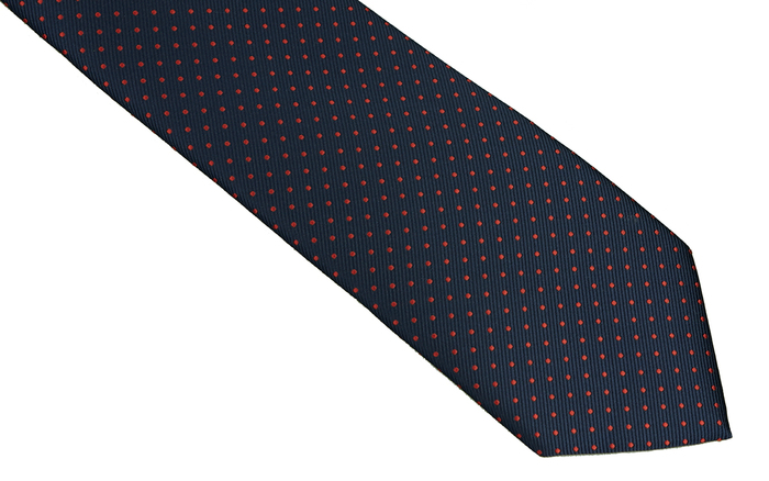 Granatowy krawat KRZYSZTOF XXL dł. 175cm szer 8cm KKRZ128K