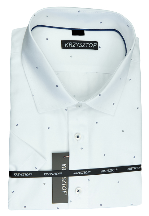 KRZYSZTOF koszula biała 48 164/170 kr. WZ425K