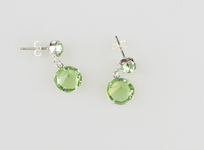 Kolczyki zielone SHE