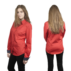 VALAR koszula damska czerwona 42 VALKD1_1g