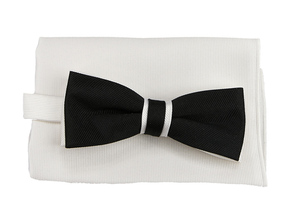 Mucha czarna jedwab Collection Adam mjA36k