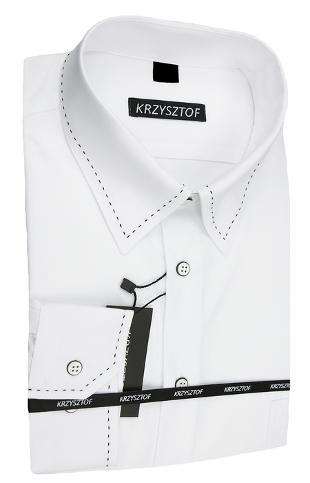 KRZYSZTOF koszula biała XL 43-44 170/176 dł. WZ62K_XL_170