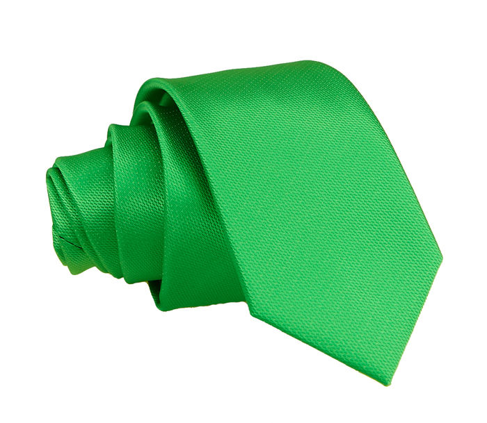 Zielony krawat KRZYSZTOF 6,5cm KKRZ41K