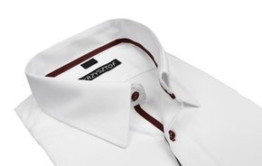 KRZYSZTOF koszula biała S 37-38 176/182 dł. WZ23K