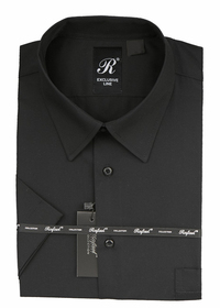 Rafael koszula czarna XL 43-44 176/182 kr. WZ99K_XL
