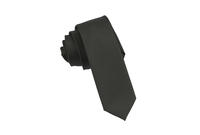 Czarny krawat KRZYSZTOF  5,5cm  KKRZ80K