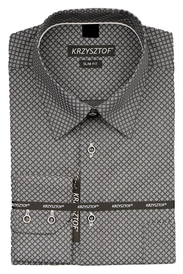 KRZYSZTOF koszula M 39-40 176/182 dł. SLIM WZ289M
