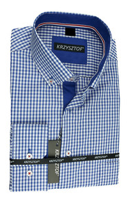 KRZYSZTOF koszula 48 182/188 dł. klasyczna WX43K