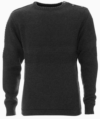 Duży ciemno-szary sweter męski VERTIGO 3XL SWE013K