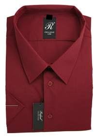 Koszula bordowa 40 176/182 kr. WZ375K_40_176_R