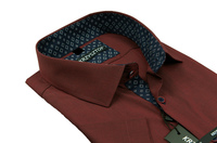 KRZYSZTOF koszula bordowa 46 182/188 kr. WZ400K_46_182