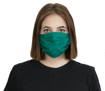 Maseczka ochronna uniwersalna zielona MOU3K