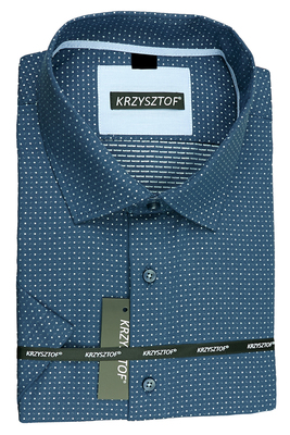 KRZYSZTOF koszula niebieska XL 43-44 176/182 kr. WX115K_XL_176