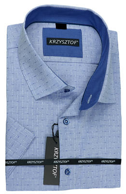 KRZYSZTOF koszula niebieska XL 43-44 176/182 kr. WZ482K_XL_176