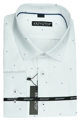 KRZYSZTOF koszula biała XL 43-44 176/182 dł. WZ507K_XL_176