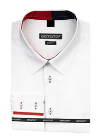 KRZYSZTOF koszula XL 43-44 176/182 dł. SLIM WZ290M