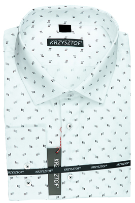 KRZYSZTOF koszula biała XL 43-44 176/182 dł. WZ528K