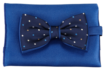 Mucha granatowa w kropki KRZYSZTOF mpKR66K