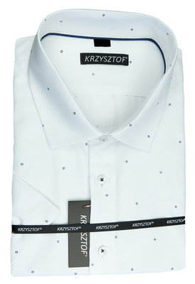 KRZYSZTOF koszula biała 48 164/170 kr. WZ425K