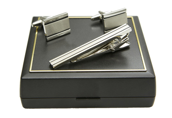 SHE Spinki do mankietów i krawata SSH1K