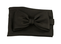 Mucha czarna jedwab Collection Adam mjA24k