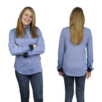 VALAR koszula damska niebieska 36