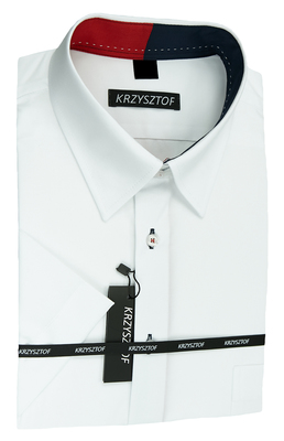 KRZYSZTOF koszula biała L 41-42 176/182 kr. wz216K